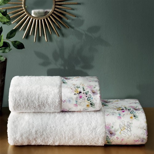 Полотенце Tivolyo Home FINOLA белый 75х150