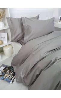 Комплект постельного белья Tivolyo Home CASUAL хаки Полутороспальный