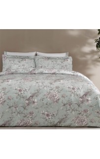 Комплект постельного белья Tivolyo Home ALESSA серый Евро