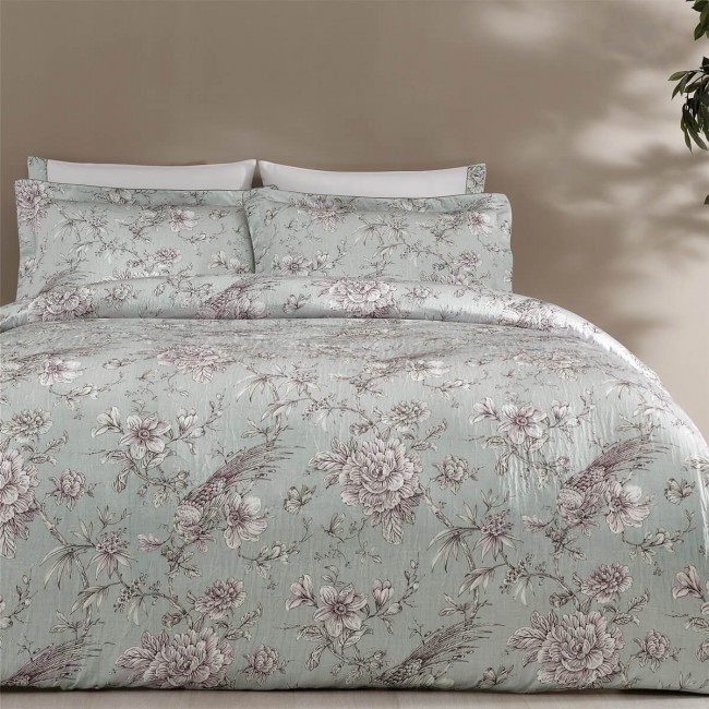 Комплект постельного белья Tivolyo Home ALESSA серый Евро