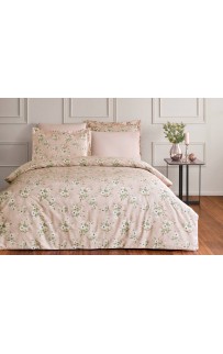 Комплект постельного белья Tivolyo Home CREMONA розовый Евро