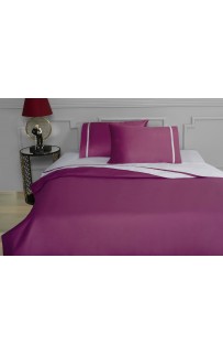 Комплект постельного белья Tivolyo Home COVERS бордовый Евро