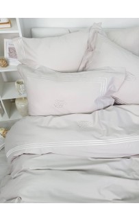 Комплект постельного белья Tivolyo Home LINE бежевый Евро