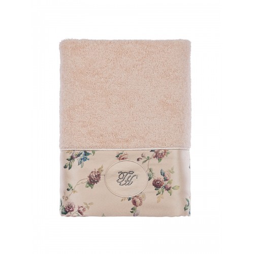 Полотенце Tivolyo Home ROSELAND LUх кремовый 75х150