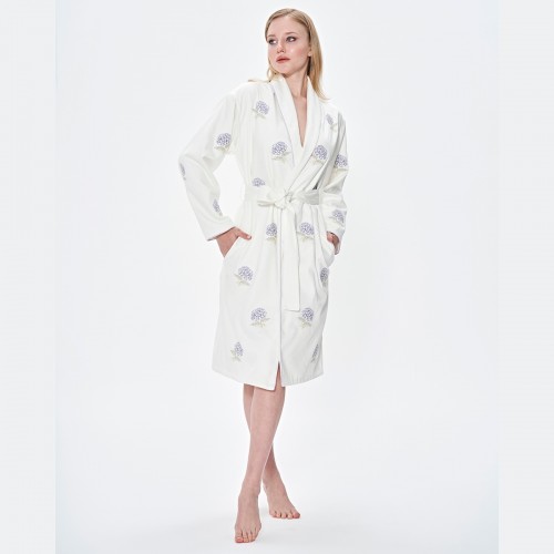 Халат женский Tivolyo Home ORTENSIA лиловый L