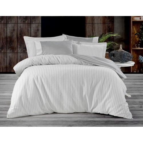 Комплект постельного белья Grazie Home RAINA серый Евро