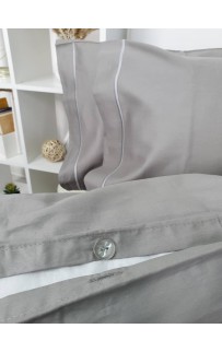 Комплект постельного белья Tivolyo Home CASUAL хаки Полутороспальный