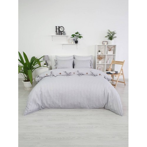 Комплект постельного белья Grazie Home D'OR серый Евро