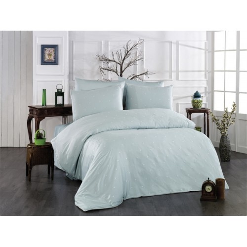 Комплект постельного белья Grazie Home LOVEN'S ментоловый Евро