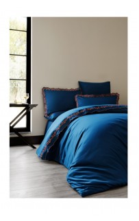 Комплект постельного белья Soft cotton MONDRIAN синий Евро