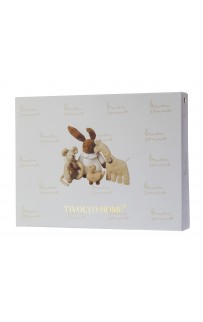 Комплект детского постельного белья Tivolyo home HAPPY BEBE голубой с покрывалом