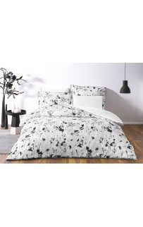 Комплект постельного белья Tivolyo Home WHITE FLOWERS Евро
