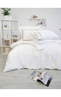 Комплект постельного белья Tivolyo Home LINE крем/бежевый KING SIZE