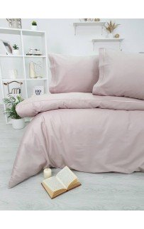 Комплект постельного белья Tivolyo Home CASUAL кофейный семейный