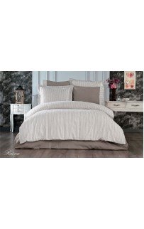 Комплект постельного белья Grazie Home RAINA коричневый Евро