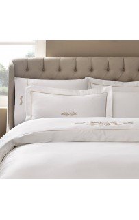 Комплект постельного белья Tivolyo Home DURANTE кремовый Евро
