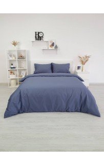 Комплект постельного белья Tivolyo Home CASUAL синий Евро