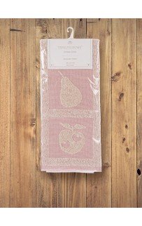 Кухонное полотенце Tivolyo Home FRUITY розовый 50х70