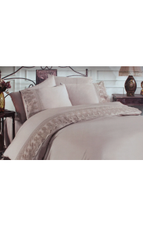 Комплект постельного белья Grazie Home CIWAN коричневый Евро