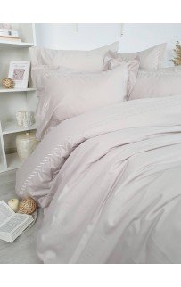 Комплект постельного белья Tivolyo Home CATENA бежевый Евро