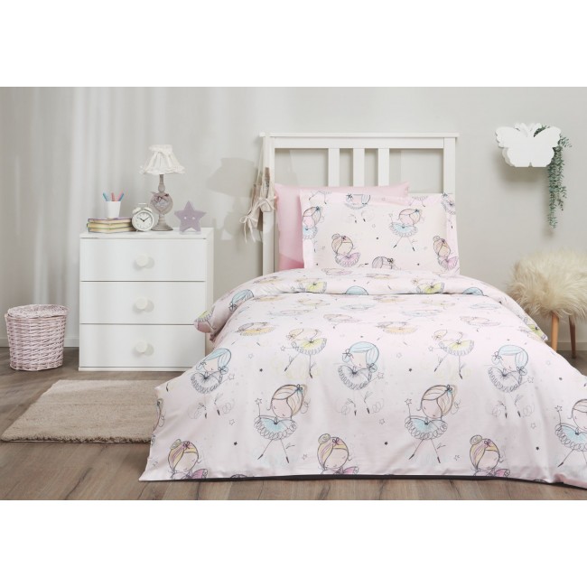 Комплект постельного белья Tivolyo Home BALLERINA Полутороспальный