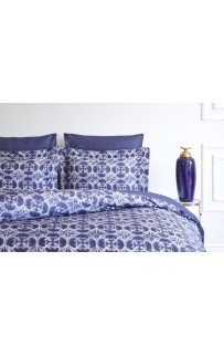 Комплект постельного белья Soft cotton MARCELLA синий Евро