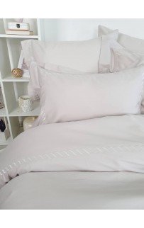 Комплект постельного белья Tivolyo Home CATENA бежевый Евро