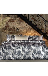 Комплект постельного белья Tivolyo Home GENESIS серый Евро
