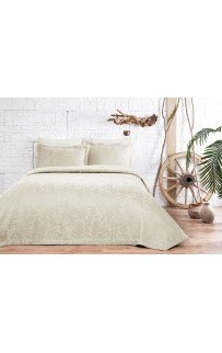 Покрывало Tivolyo Home DARCY кремовый Евро