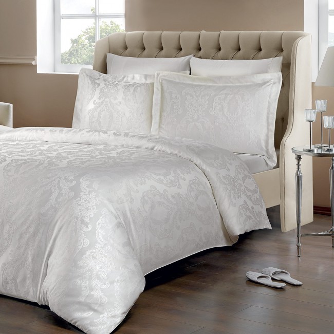 Комплект постельного белья Tivolyo Home FABIO кремовый Евро