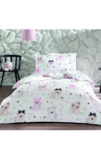 Комплект постельного белья Tivolyo home SWEET MALTESE Полутороспальный