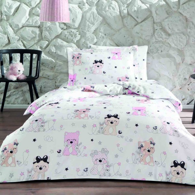 Комплект постельного белья Tivolyo home SWEET MALTESE Полутороспальный