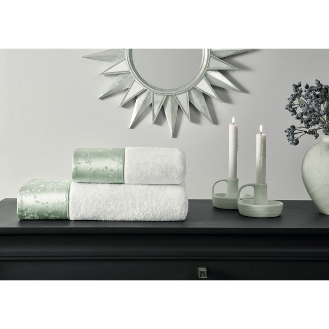 Набор полотенец Tivolyo Home CLARINDA ментоловый 2 предмета