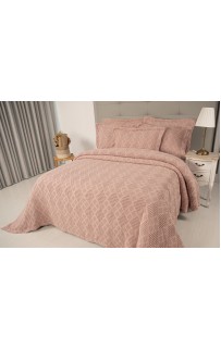 Покрывало Tivolyo Home SEVILLA тёмно-розовый 240х260