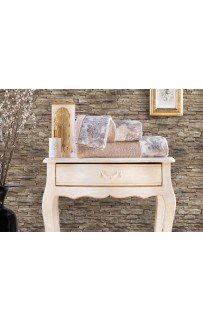 Набор полотенец Tivolyo Home JAVIER бежевый 3 предмета + ароматизатор для шкафа