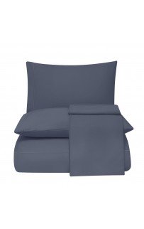 Комплект постельного белья Tivolyo Home CASUAL синий Евро
