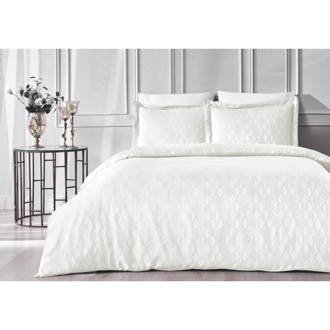 Комплект постельного белья Tivolyo Home STELLA кремовый Евро