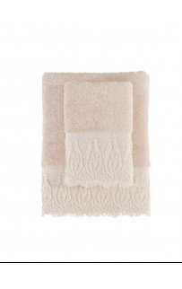 Набор полотенец Soft cotton MAYA бежевый 2 предмета