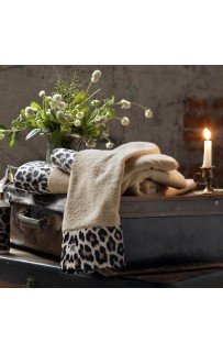 Полотенце Tivolyo Home LEOPARD горчичный 75х150