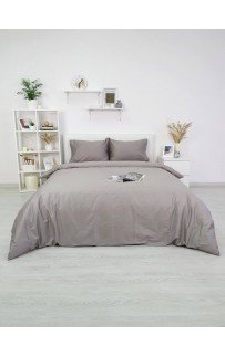 Комплект постельного белья Tivolyo Home CASUAL хаки KING SIZE