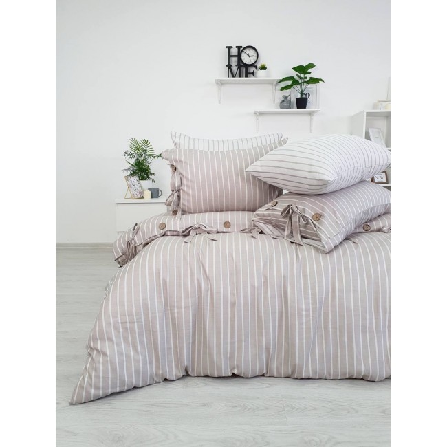 Комплект постельного белья Grazie Home D'OR коричневый Евро