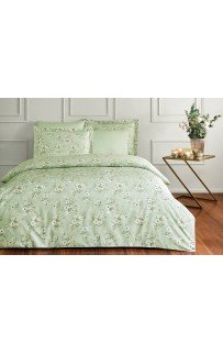 Комплект постельного белья Tivolyo Home CREMONA зелёный Евро