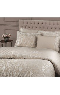 Комплект постельного белья Tivolyo Home EMPERIUM лён бежевый Евро