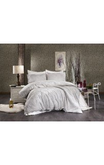 Комплект постельного белья Grazie Home LOREA серый Евро