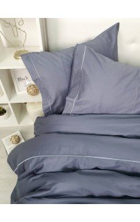 Комплект постельного белья Tivolyo Home CASUAL синий Евро
