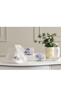 Набор полотенец Tivolyo Home SOFFIE BRODERY лиловый 2 предмета