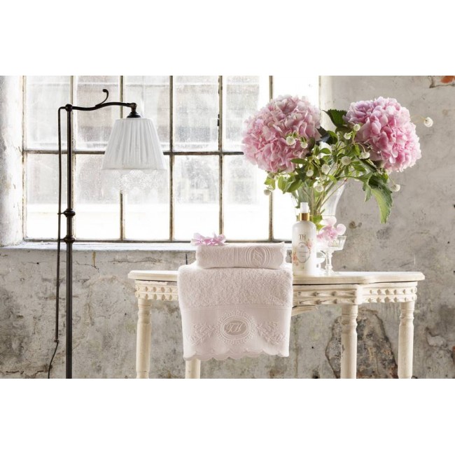 Набор полотенец Tivolyo Home ANTOINETTE розовый 2 предмета