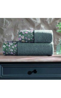 Набор полотенец Tivolyo Home NEW LUELLA тёмно-серый 2 предмета