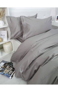 Комплект постельного белья Tivolyo Home CASUAL хаки KING SIZE