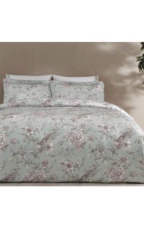 Комплект постельного белья Tivolyo Home ALESSA серый Евро
